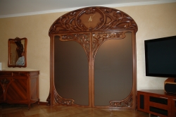 Арочная раздвижная дверь